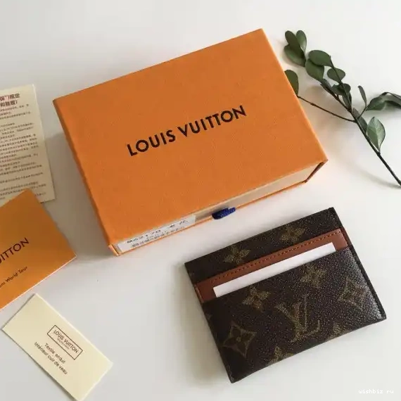 WIS 50DOUBLE VUITTON HOLDER CARD BANDOULIERE LOUIS 0702